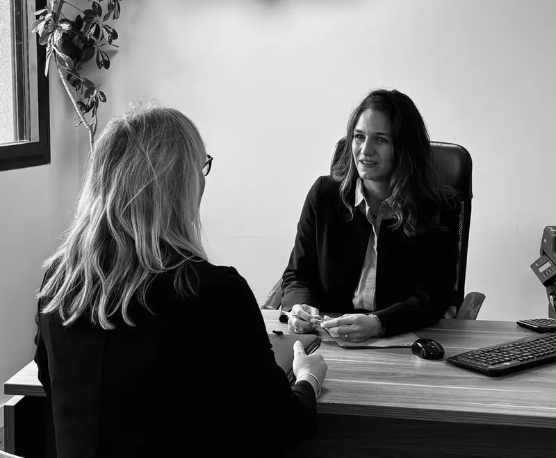 Une cliente reçue par Me Charlotte Besson, avocate en droit de la famille et des enfants à Valence